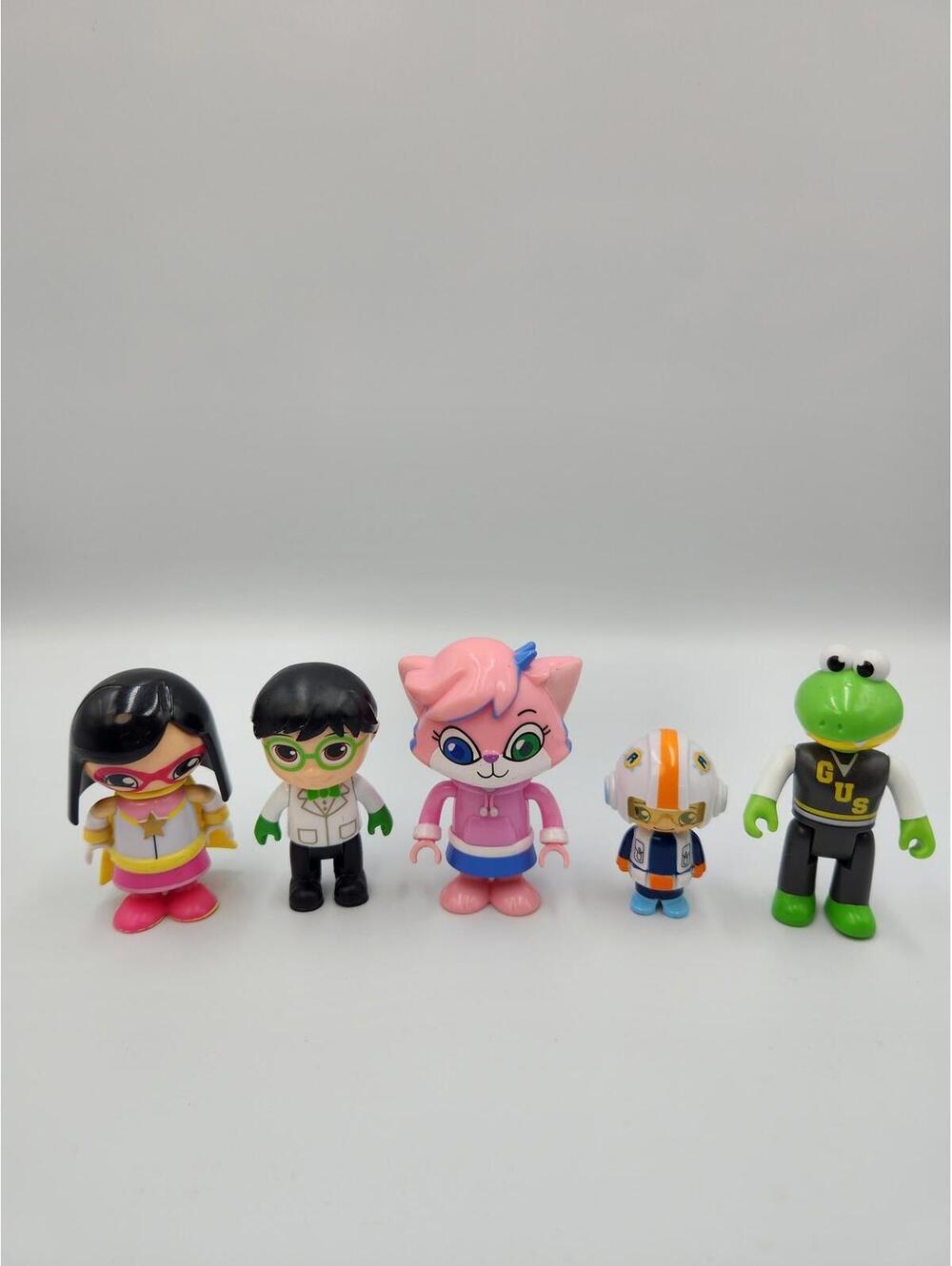 Ryan's World Action Figures Lot of 5 Titan Combo Panda Gus Professor #3 C7